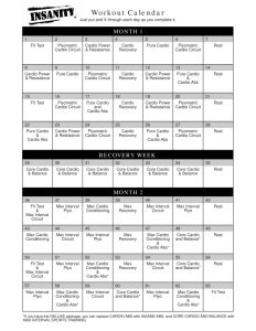 Insanity Workout Calendar – Insanity Workout Calendar